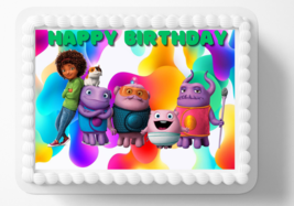 Alien Home Edible Image Personalizes Edible  Birthday Cake Topper Sticke... - $280.27 MXN+