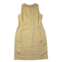 NWT MM. Lafleur The Constance in Butter Yellow Everyday Twill Sheath Dress 12 - £56.90 GBP