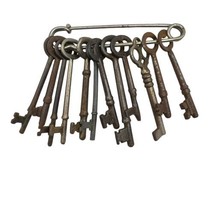 Skeleton Keys Old Cabinet Hotel Door Antique Vintage 2.75&quot; to 3.50&quot; Lot ... - $18.66