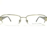 Ralph Lauren Eyeglasses Frames RL5034 9068 Green Rectangular Half Rim 52... - $55.88