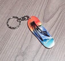 Mallorca Spain Flip Flop Sandal Dolphin Tropical Souvenir Keyring Keychain - £5.41 GBP