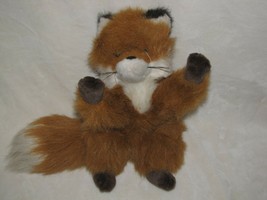 Plush Creations Inc Large Stuffed Plush Fox Hand Puppet Full Body Vintage 1986 - £38.93 GBP