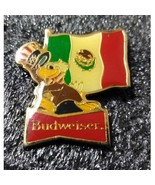 1984 Los Angeles Olympic Mascot w/ Mexican Flag Budweiser Pin - £7.67 GBP