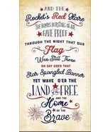 24" X 44" Panel Star Spangled Panel Patriotic Cotton Fabric Panel D302.86 - $14.97