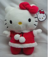 Sanrio CHRISTMAS HELLO KITTY IN SANTA SUIT 9&quot; Plush STUFFED ANIMAL Toy NEW - $19.80