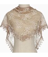 Women&#39;s Light  Khaki Lace Church Veil, New #AB-287-R2 - €14,60 EUR