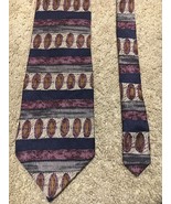 Chez Roffe New York Men&#39;s Neck Tie Multi-color Striped Print Free Shippi... - $8.50