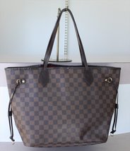 Louis Vuitton Neverfull Mm Damier Ebene Tote Bag No.1361 - £950.95 GBP