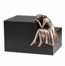 Remember Forever Unique Ashes Casket Artistic Memorial Cremation Urn Angel Sculp - £219.61 GBP+
