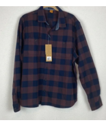 TAILOR VINTAGE Luxe Performance Raspberry Plaid Casual Shirt MEN&#39;S Size ... - $24.66 CAD