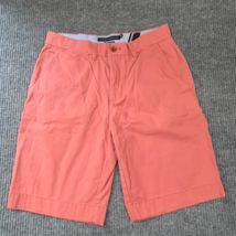 Tommy Hilfiger Chino Shorts Men 30 Orange Classic Fit Golf Casual Work B... - £16.66 GBP
