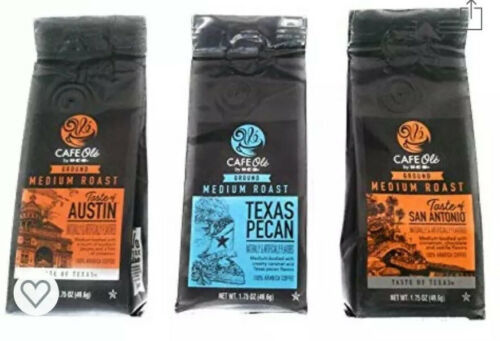 Cafe Ole Sampler 3 Pack. Taste Of San Antonio, Austin, Pecan - $28.68