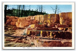 Angel Terrace Yellowstone National Park Wyoming WY UNP Linen Postcard T9 - £2.19 GBP