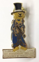 Columbia Heights Lions Club 50th Anniversary 1955 - 2005 Lapel Pin Fridley - £9.43 GBP