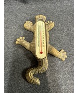 Vintage Lizard Bathroom Wall Thermometer Miller Studio?  Gecko MCM 6” Tall - $54.45