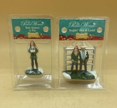 Pioneer Woman Figurine Set Holiday Edition Christmas Ree Bakes a Pie Ropin Ladd - £6.23 GBP