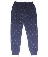 Ralph Lauren Polo Ponies Navy Adj. Waist Jogger Pants Pockets Mn&#39;s L NWT... - $36.99