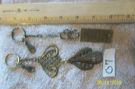 purse jewelry bronze color keychain backpack filigree charms lot 07 lot ... - $11.39