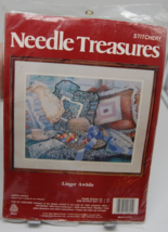 Needle Treasurers - Linger Away - Kit #00625 18&quot; x 14&quot; - $5.89