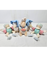 Vtg Frederick Warne Eden Toys Lot Jeremy Fisher Peter Rabbit &amp; Jemima Pu... - €21,28 EUR