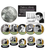 ELVIS PRESLEY Early Hits 1950s OFFICIAL 1976 Bicentennial IKE Dollar 5-C... - £29.60 GBP