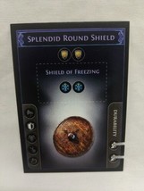 *Punched* Path Of Exile Exilecon Splendid Round Shield Of Freezing Trading Card - £31.14 GBP