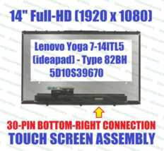 Lenovo 5D10S39670 LCD Module 82BH FHD - $116.88