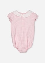 Frangin Frangine Girl&#39;s Gingham Romper Size 6M - $47.22 CAD