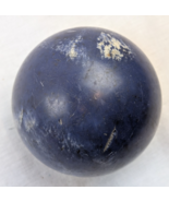 Unbranded Candlepin Bowling Ball 4.5” Blue &amp; White Swirl 2 lb 6.6 oz - $14.84