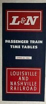 LOUISVILLE &amp; NASHVILLE RAILROAD Time Tables April 25, 1965 L&amp;N - $11.87