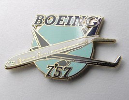 BOEING 757 CLASSIC PASSENGER AIRCRAFT PLANE LAPEL PIN BADGE 1.5 INCHES - £4.50 GBP