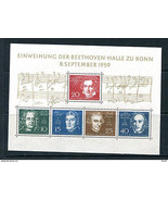 Germany 1959 SS Opening of Beethoven Hall in Bonn 13511 - £11.68 GBP