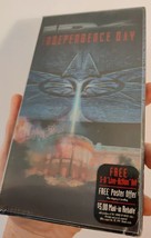 Independence Day (Vhs, 1996) Will Smith, Jeff Goldblum Hologram Case New Sealed - $11.34