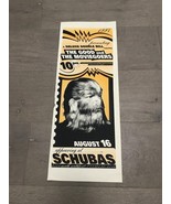 Chicago Schubas 1997 Gig POSTER The Good &amp; The Moviegoers 9&quot; x 23&quot; - $34.30 CAD