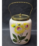 Antique English Or Baccarat Biscuit Cookie Scone Jar Barrel Opaline With... - $2,075.10 MXN