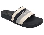 Kate Spade NY Women Slide Sandals Buttercup Size US 10B Parchment Black ... - £65.17 GBP
