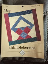 Month by Month MBM 005 May Quilt Pieced Pattern By Thimbleberries 16x16 - $8.54