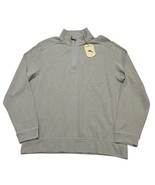 Tommy Bahama Shirt Mens S Beige 1/4 Zip Pullover Mock Neck Sweater Vacation - $55.56