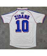 France 1998/99 Away Short Sleeve Shirt Name Set ZIDANE#10 - $35.00