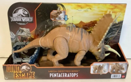 NEW Mattel HCM05 Jurassic World Mega Destroyers Pentaceratops Dinosaur Figure - £7.42 GBP
