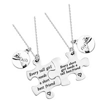 Funny Short Tall BFF Matching Gifts Best Friends Set 2 - $62.08
