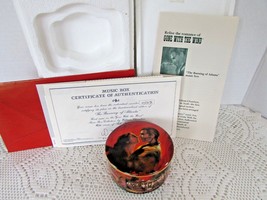 GWTW 1991 BURNING OF ATLANTA MUSIC BOX LTD ED COA 4531B 3RD ISSUE  - $214.94 MXN
