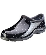Sloggers 5113BP06 Wo&#39;s Waterproof Comfort Shoe, 6 Polka Dots Blk/Wht Print - $40.44