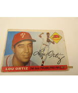 1954 Topps Lou Ortiz #14 Philadelphia Phillies Baseball Card Vintage MLB - $9.49