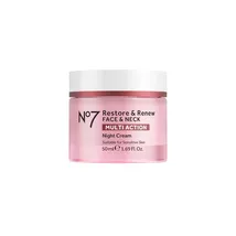No7 Restore Renew Night Cream for Face Neck Multi-Action 50ML - $30.00