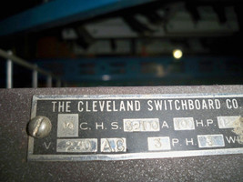 CLEVELAND SWITCHBOARD CHS32100 100A FUSED PANEL SWITCH - $800.00