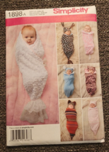 Simplicity Babies Costume Swaddling Sacks and Hats Pattern #1898 - £10.24 GBP