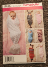 Simplicity Babies Costume Swaddling Sacks and Hats Pattern #1898 - $12.86