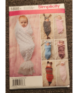 Simplicity Babies Costume Swaddling Sacks and Hats Pattern #1898 - £10.07 GBP