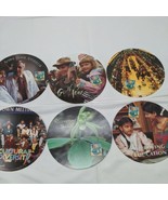 Lot of (6) 1990s People And Event Circular Cardboard Collectables With F... - $12.38